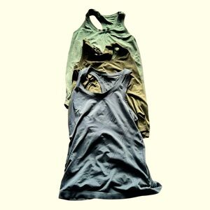 Lot of 3 Athleta racerback tank size M